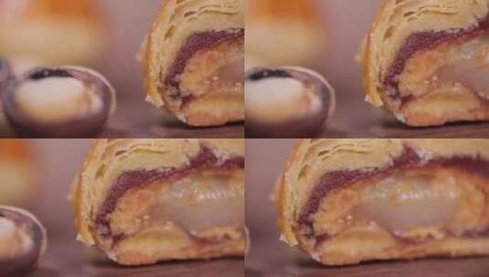 芋圆年糕芝士甜品甜点高清在线视频素材下载