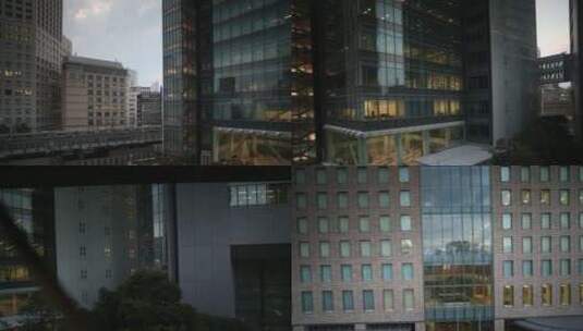 城市的建筑物高清在线视频素材下载