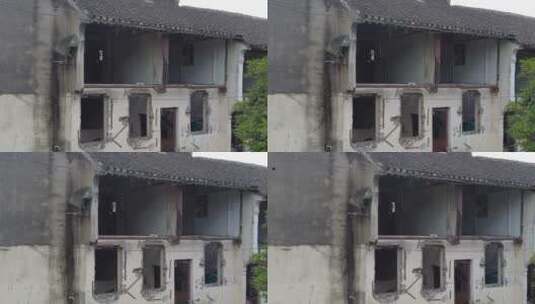 上海郊区危房拆迁房4K实拍高清在线视频素材下载