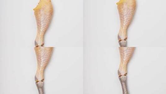 生鲜肉品鸡腿鸡爪4k滑轨平移高清在线视频素材下载