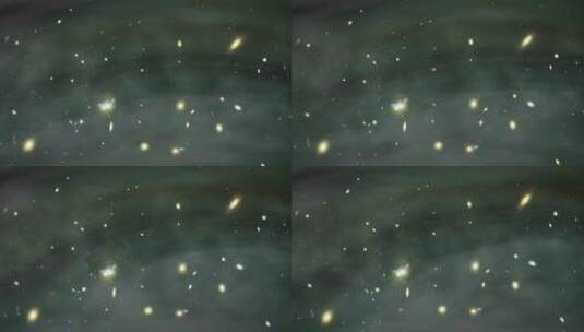 散布在太空中的恒星和星系的抽象视频高清在线视频素材下载