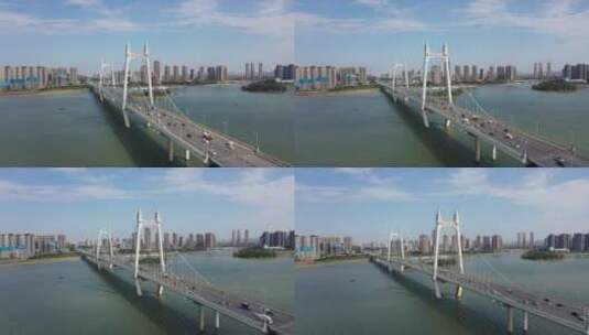 长沙三汊矶大桥4高清在线视频素材下载