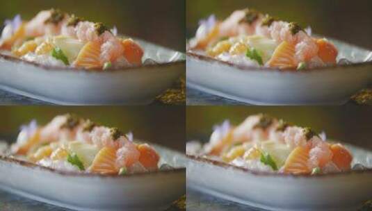 美味寿司特写高清在线视频素材下载