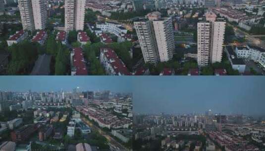 上海师大航拍空镜高清在线视频素材下载