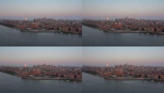 纽约城市建筑景观延时拍摄高清在线视频素材下载