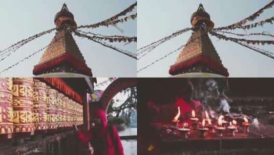 西藏寺庙高清在线视频素材下载