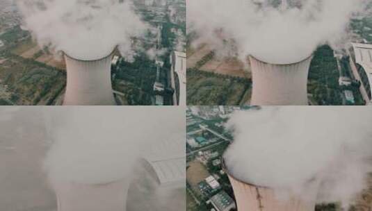上海闵行火力发电厂高清在线视频素材下载