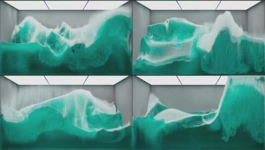 3D海浪水箱高清在线视频素材下载