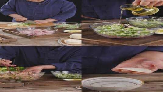 手工饺子高清在线视频素材下载