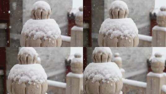 宫廷雪景 古建雪景高清在线视频素材下载