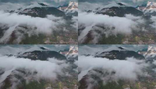 云南风光云层下的怒江丙中洛高清在线视频素材下载