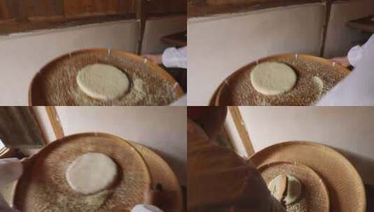 J浙江温州苍南碗窑月饼制作4k实拍视频3高清在线视频素材下载