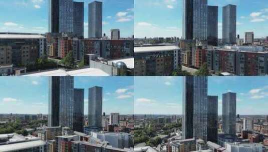 城市的高楼大厦高清在线视频素材下载