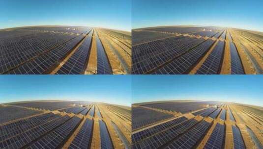 太阳能电池板农场高清在线视频素材下载