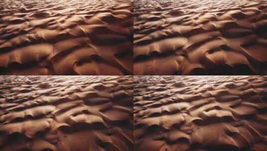 航拍质感沙漠纹理高清在线视频素材下载