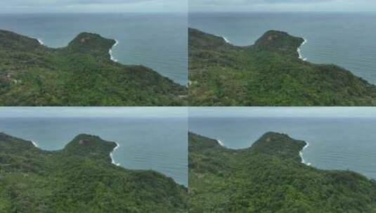 航拍东南亚泰国普吉岛海岸线热带雨林风光高清在线视频素材下载