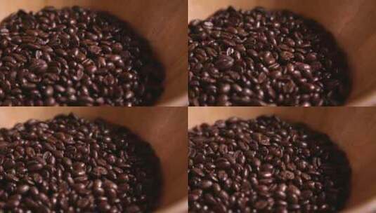 咖啡豆子高清在线视频素材下载