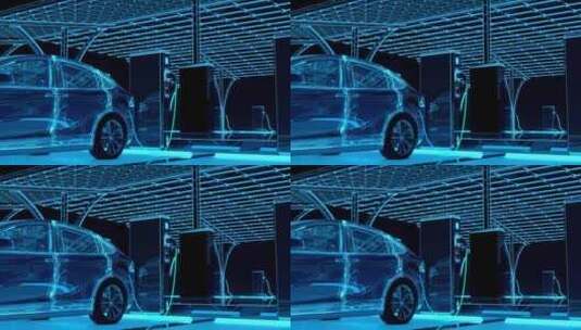 新能源汽车动画高清在线视频素材下载