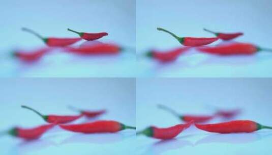 新鲜的红辣椒高清在线视频素材下载