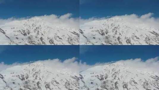 新疆雪后的美丽峰高清在线视频素材下载