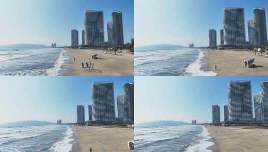 海景房沿海城市高清在线视频素材下载