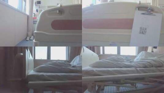 住院部医院病床病人特写高清在线视频素材下载