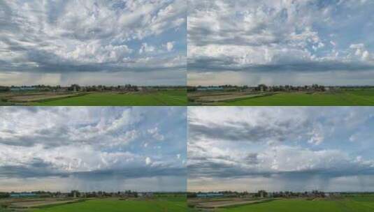 蓝天白云天空天气晴朗延时摄影高清在线视频素材下载