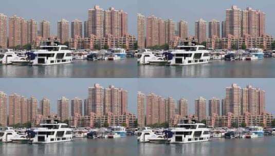 香港游艇会高清在线视频素材下载