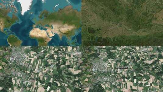 恩格维茨多夫市地图缩放奥地利高清在线视频素材下载