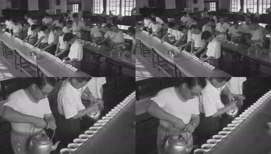 20-50年代 品茶高清在线视频素材下载