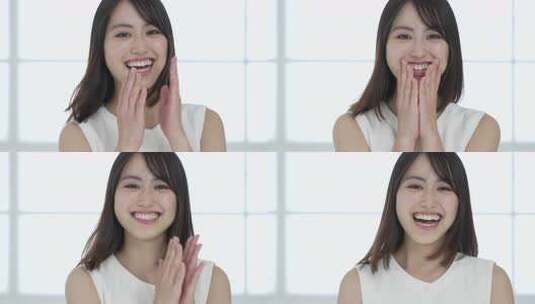 笑会女性高清在线视频素材下载