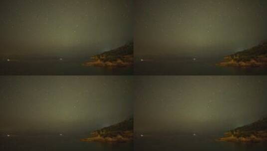 海边星空景观高清在线视频素材下载