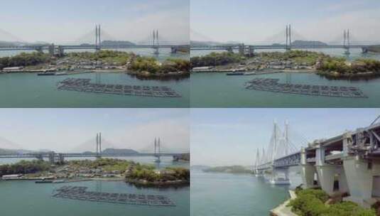 濑户大桥全景高清在线视频素材下载