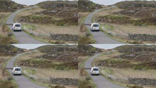苏格兰-外赫布里底群岛-伯奈拉山路2-38高清在线视频素材下载