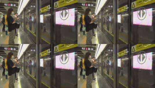 地铁 深圳地铁公共交通高清在线视频素材下载