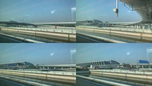 浦东国际机场高清在线视频素材下载