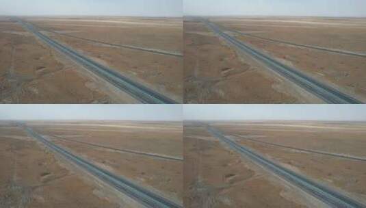 新疆巴州G315和西和高速公路交通高清在线视频素材下载