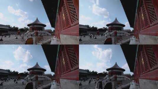 北京天坛公园祈年殿延时摄影视频素材高清在线视频素材下载