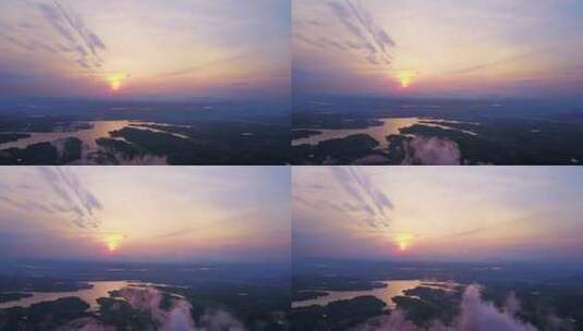 日落时的景观高清在线视频素材下载