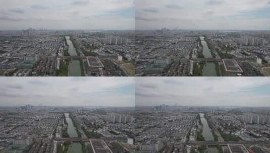 江苏苏州城市风光航拍高清在线视频素材下载