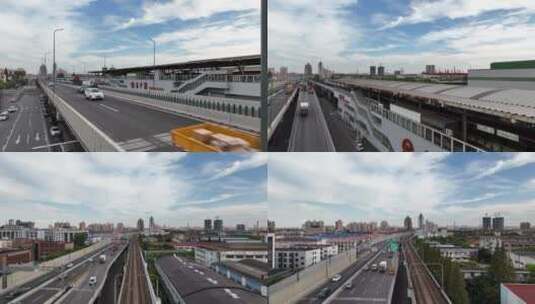 宝山上海绕城高速高清在线视频素材下载