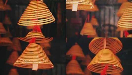 香港寺院 香高清在线视频素材下载