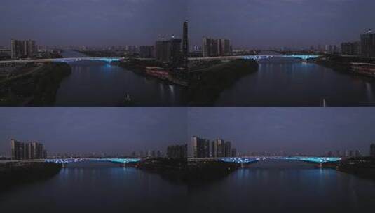 中国广东省佛山市佛山新城夜景高清在线视频素材下载