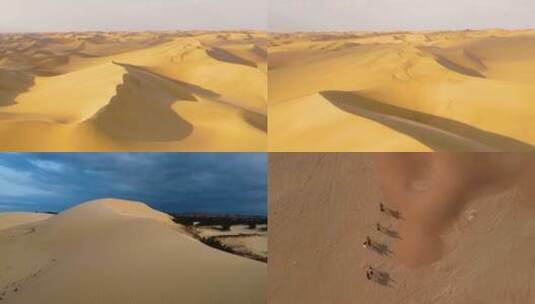景观人文沙漠骆驼高清在线视频素材下载