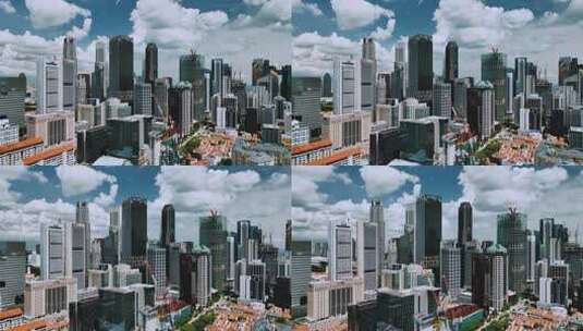 城市建筑CBD金融商业大楼摄影高清在线视频素材下载