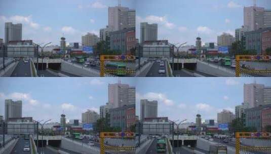 河南省郑州市二七塔二七广场隧道实拍高清在线视频素材下载