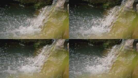 山泉-流水-瀑布-实拍高清在线视频素材下载