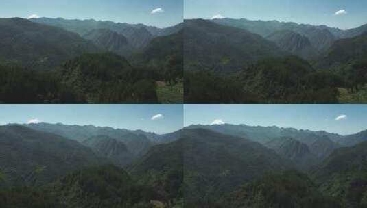 重庆万盛黑山谷山区森林航拍高清在线视频素材下载