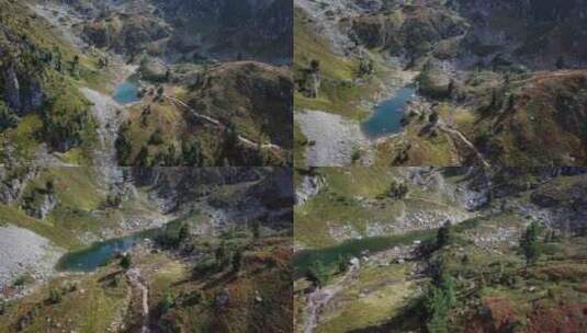 奥地利斯皮格尔湖的天线高清在线视频素材下载
