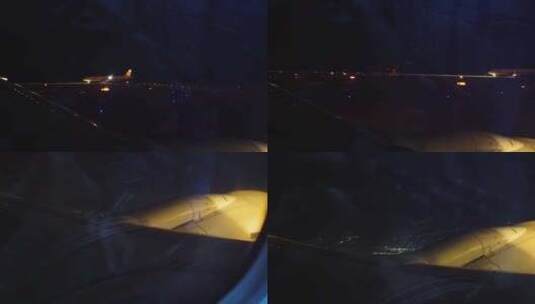 昆明长水机场飞机起飞4K高清在线视频素材下载